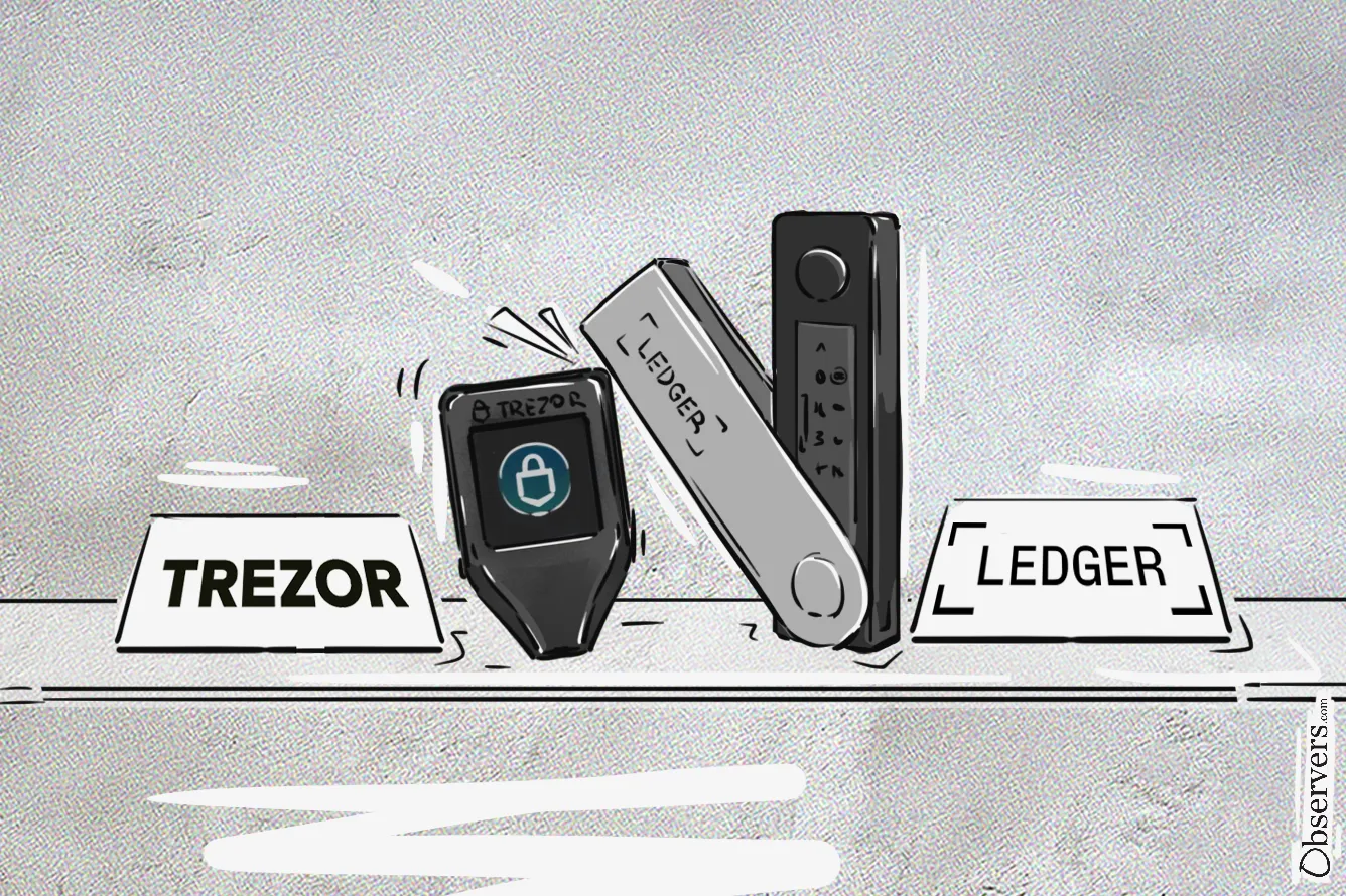 Crypto Hardware Wallet Rivalry: Ledger Evaluates Trezor’s Security