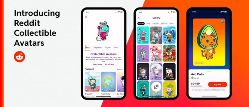 Reddit to Sell NFT Avatars