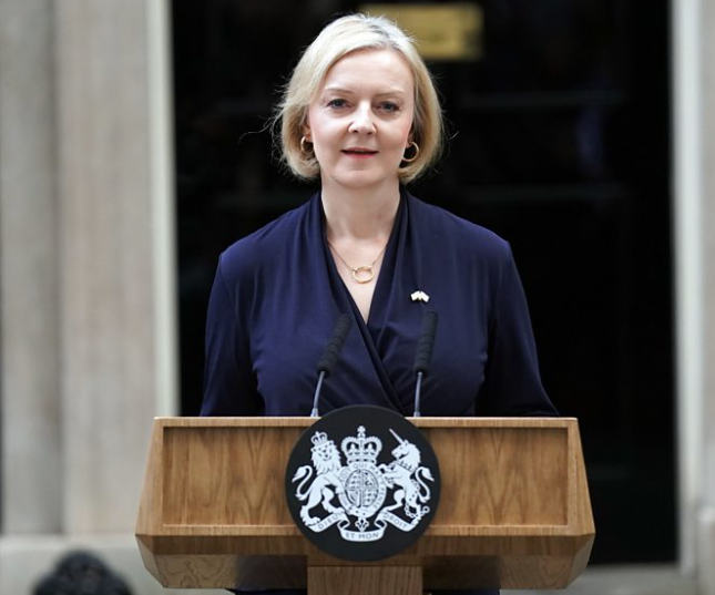 Liz Truss stands down as PM following a much criticized economic plan