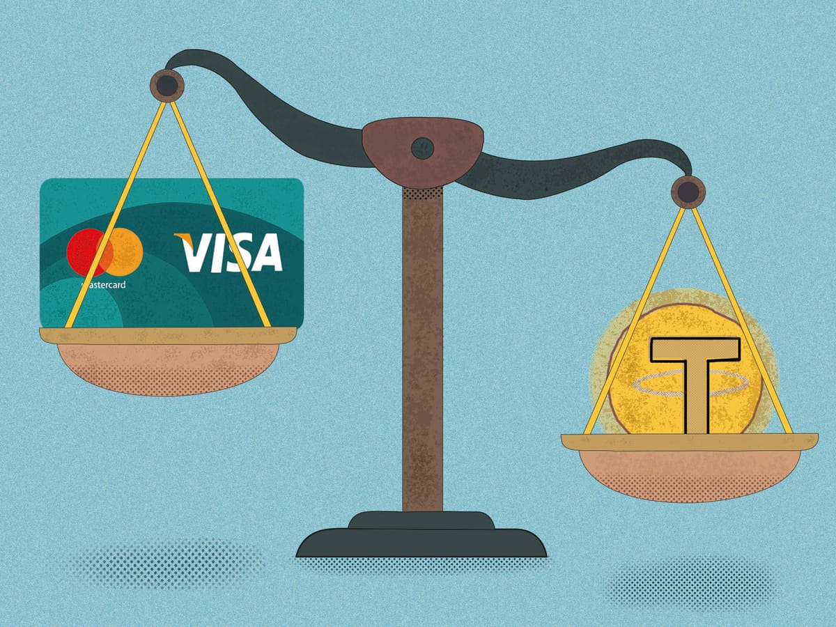 UPD: Tether overtakes Visa and MasterCard in terms of settlement volume