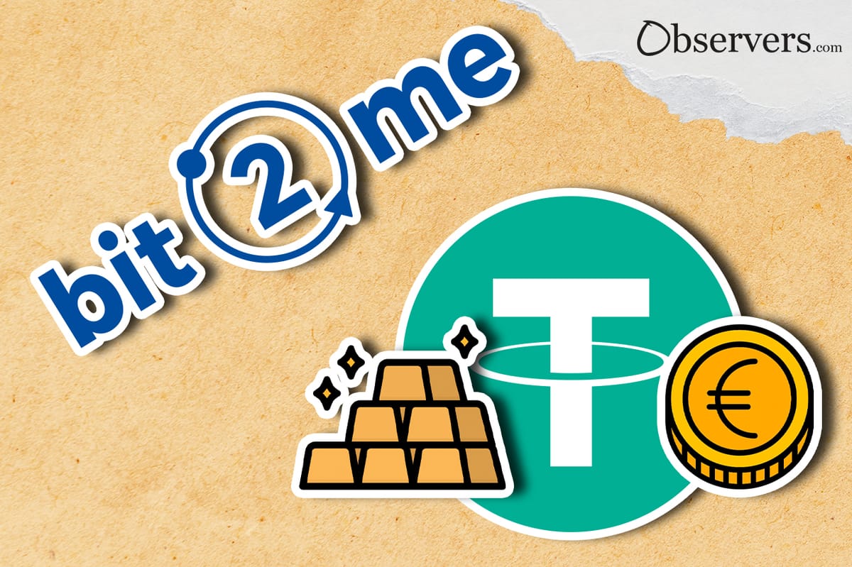 Tether Stablecoins Linked to the Euro and Gold are Available on Bit2Me