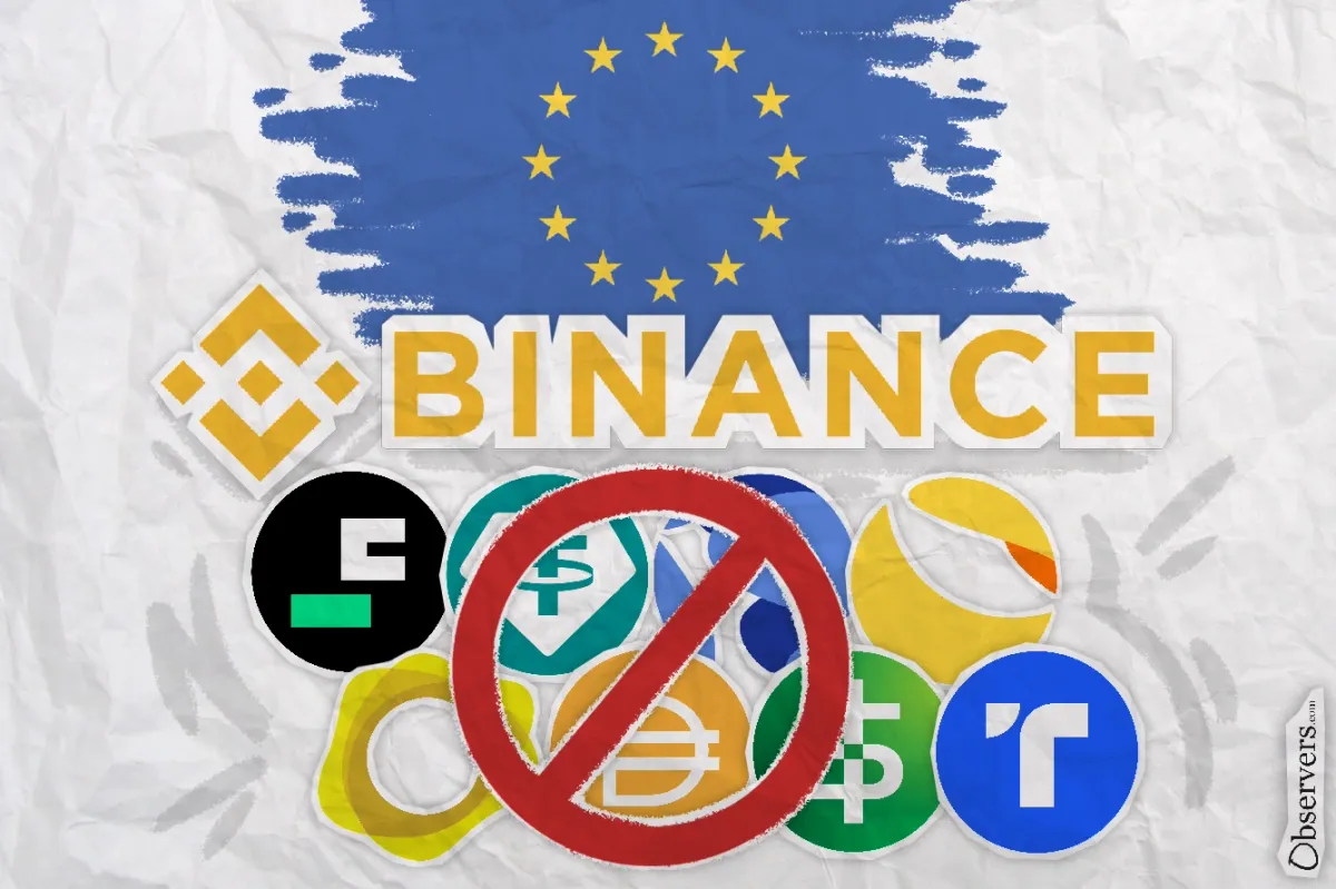 Non-MiCA Compliant Stablecoins To Be Delisted on Binance