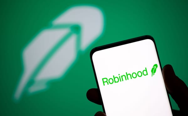 Mobile app logo of Robinhood. Source: www.dv.ee