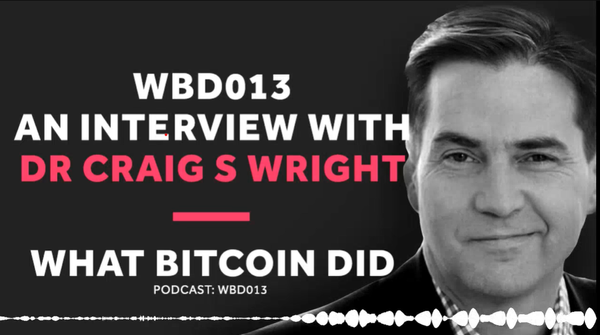 Screenshot of McCormack podcast about Craig Wright
