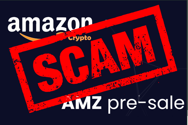 Amazon AMZ token presale scam AMA44X AMA55X az44t scam AMX59K