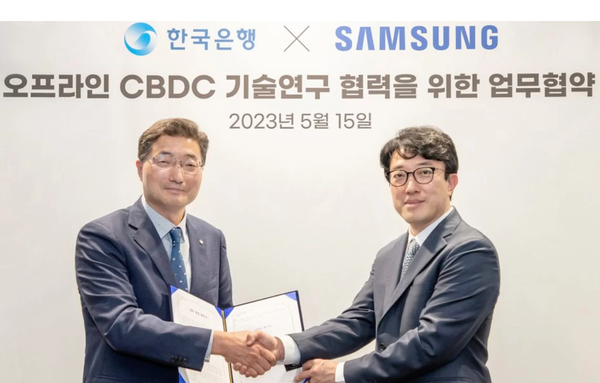 Samsung and Bank of Korea Continue Research on Offline CBDC Functionality