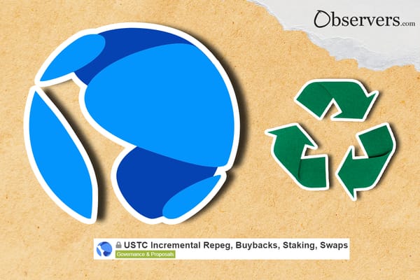 Terra logo, recycle sign, Terra Repeg Proposal screenshot